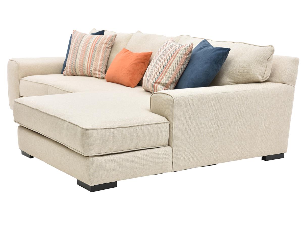 Whitaker Two-Piece Sofa with Chaise, Right Chaise